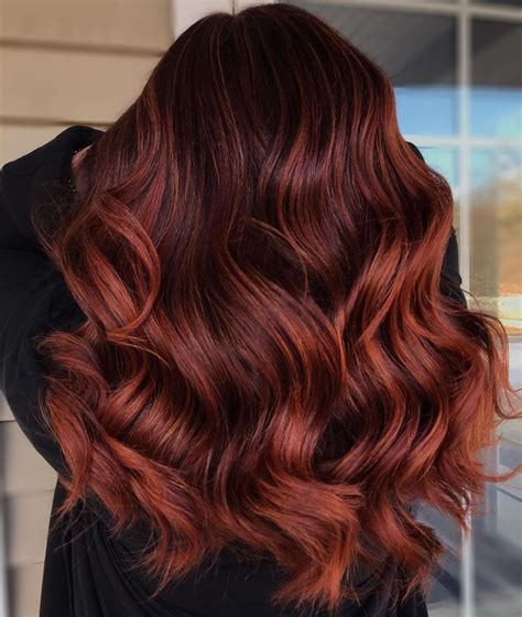 auburn and brown hair color